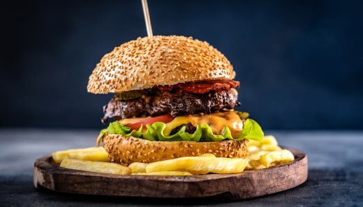 Burger από 100% Βουβαλίσιο κρέας Κερκίνης